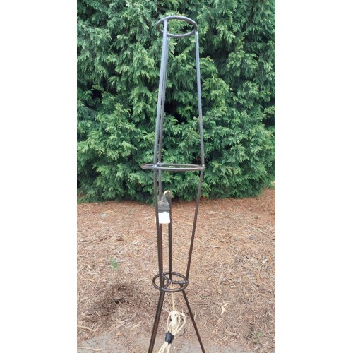 Podlahová lampa RAKETA, kovový rám, retro, vintage