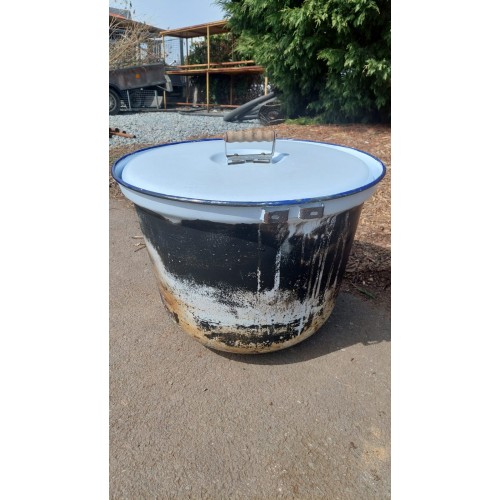 Hrnec zabíjačkový Brutar, 40 L, s poklicí, retro