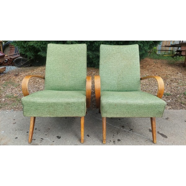 2x křeslo Ton, Thonet, retro, vintage, Brusel