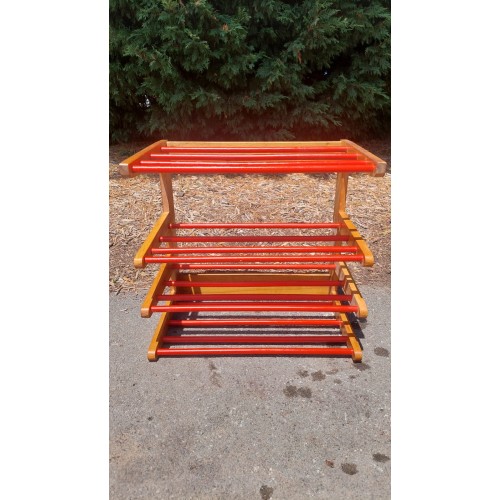 Botník, regál, 70.-80. léta, retro, socialismus