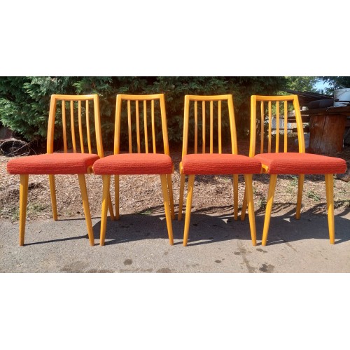 4x židle TON, Thonet, retro, socialismus