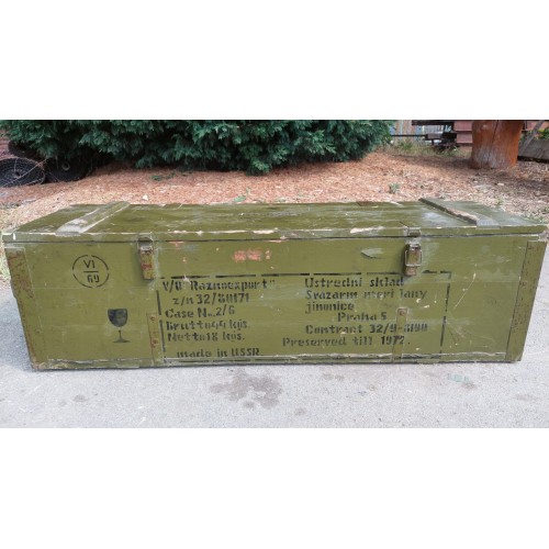 Bedna vojenská, muniční, krabice, military,vintage