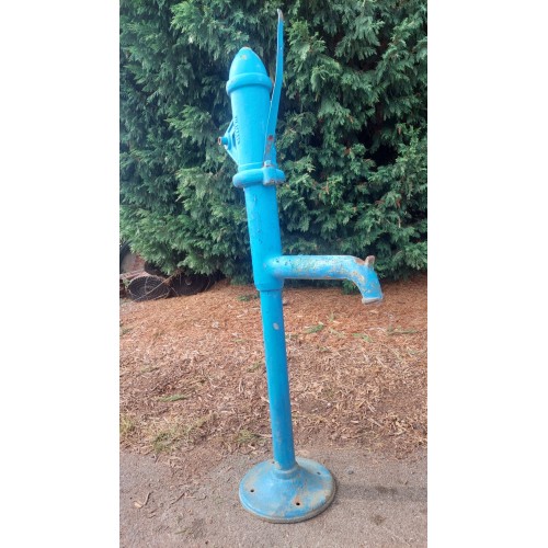 Pumpa zahradní, páková, kovová, retro, industriální