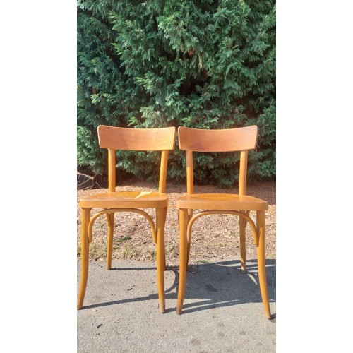 2x židle TON, Thonet, retro, socialismus