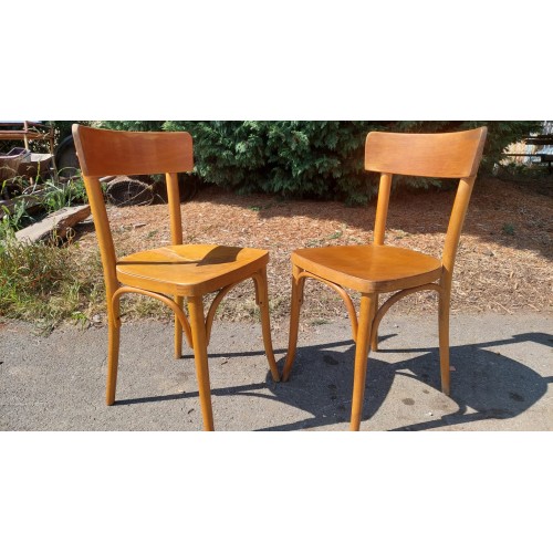 2x židle TON, Thonet, retro, socialismus