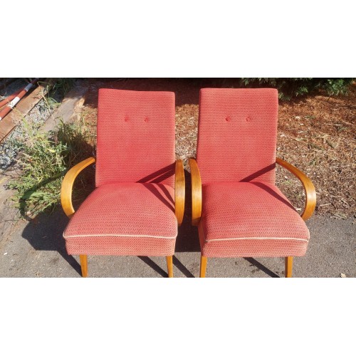 2x křeslo Ton, Thonet, retro, vintage, Brusel