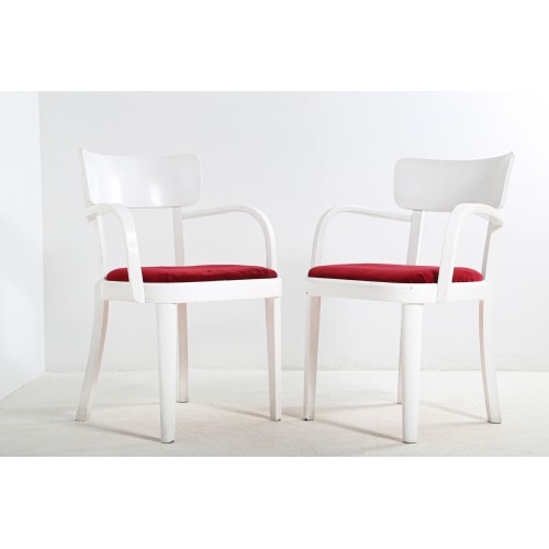 (41) 2x Křesla, židle, TON, Thonet, retro, vintage