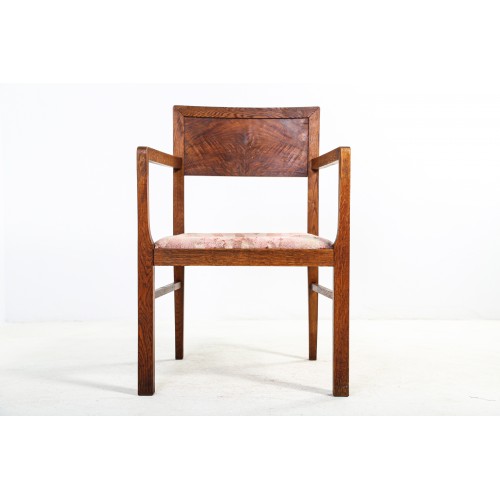(54) Křeslo Art Deco, židle, retro, vintage