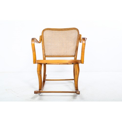 (147)2x Křeslo houpací TON, Thonet, retro, vintage