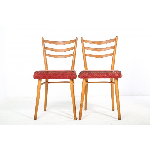 (109) 2xŽidle TON, jídelní, retro, socialismus
