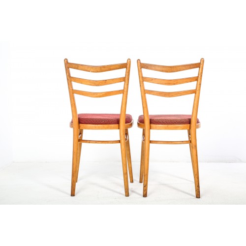 (109) 2xŽidle TON, jídelní, retro, socialismus