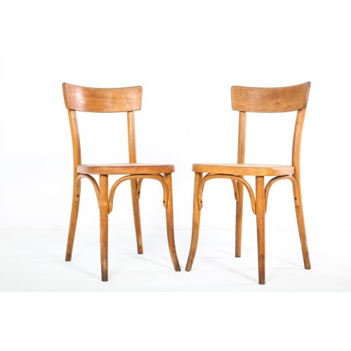 (57)2x Židle TON s výpletem, Thonet, socialismus