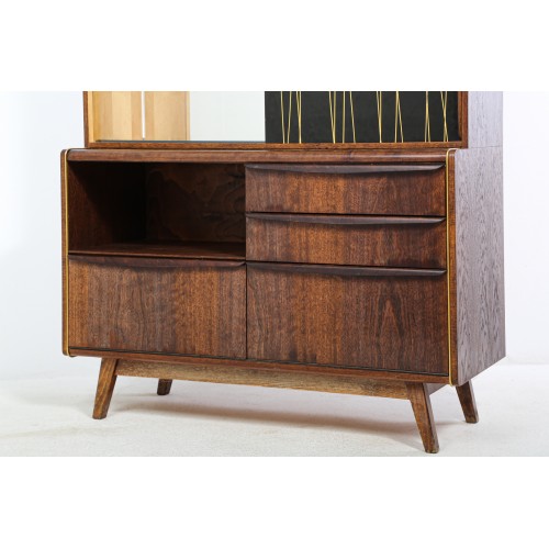 (27) Komoda, vitrína, sekretář, bar, Brusel, retro