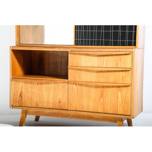 (6) Komoda, vitrína, bar, skříň, retro, JITONA