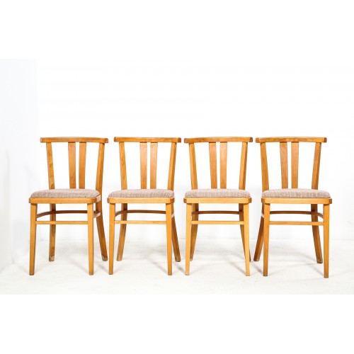 (189)4x Židle TON, Thonet, retro, socialismus, vintage, 70. léta