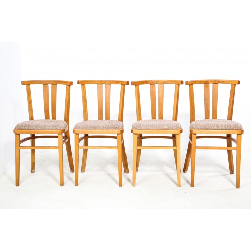 (189)4x Židle TON, Thonet, retro, socialismus, vintage, 70. léta