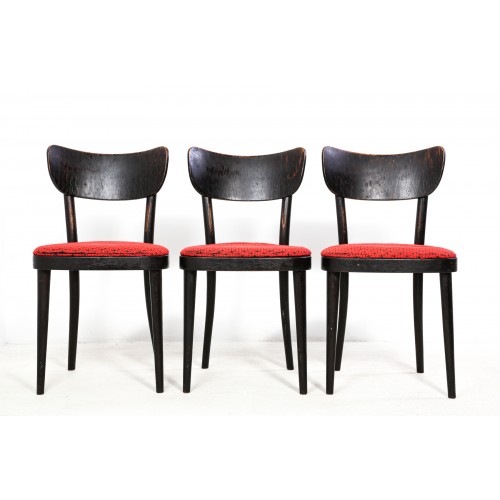 (186)3x Židle TON, Thonet, retro, vintage,70. léta