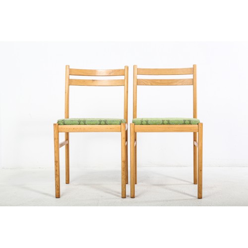 (147) 2x Židle jídelní, kuchyňské, retro, 60. léta