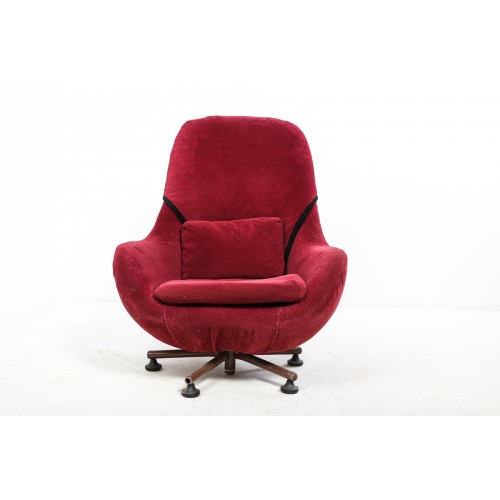 (168) Křeslo otočné, designové, retro, 70. léta