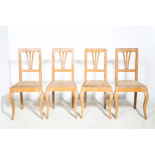 (361) 4x Židle jídelní, kuchyňské, retro, vintage