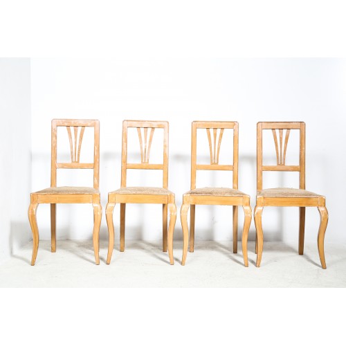 (361) 4x Židle jídelní, kuchyňské, retro, vintage