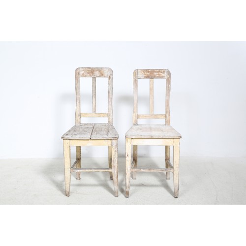 (360) 2x Židle k restaurování, vintage, retro