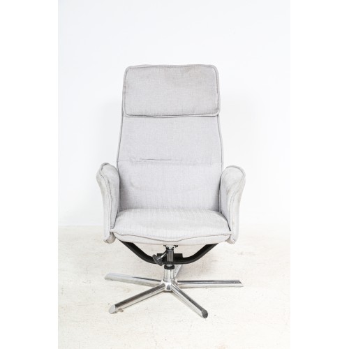 Křeslo designové, otočné, polohovací, retro