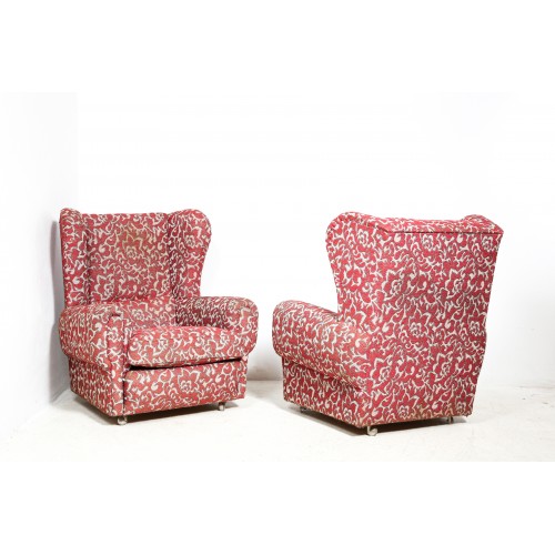 2x Křeslo, ušák, retro, vintage, 60. léta