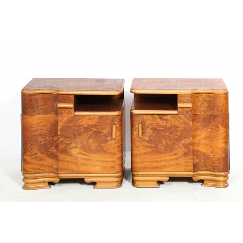 2x Stolek noční, Artdeco, vintage
