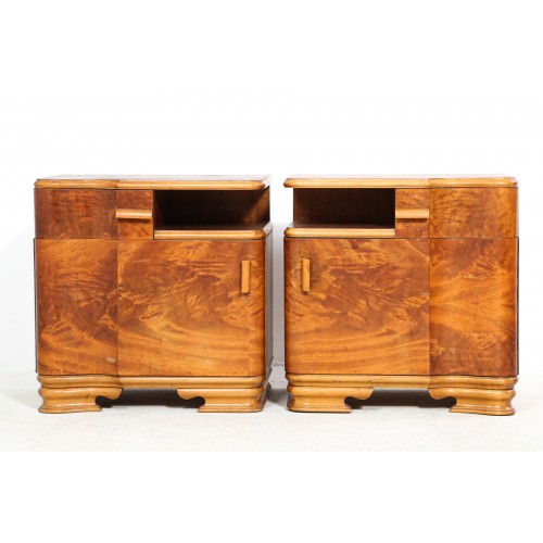2x Stolek noční, Artdeco, vintage