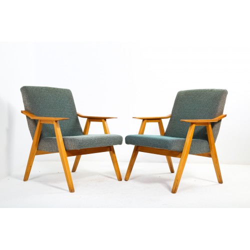 2x Křeslo, křesílko, čalouněné, retro, 60. léta