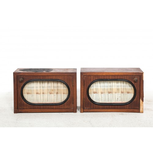 2x Stolek noční, komoda, retro, vintage
