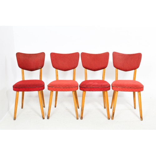 4x Židle jídelní, retro, 70. léta