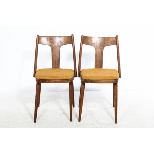 2x Židle jídelní, kuchyňské, retro, 60. léta