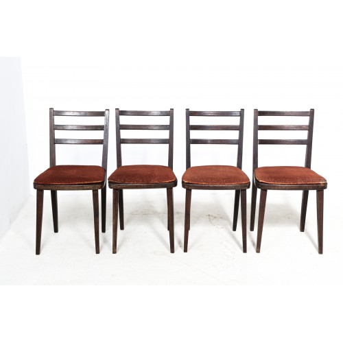 4x Židle Thonet, TON, jídelní, retro