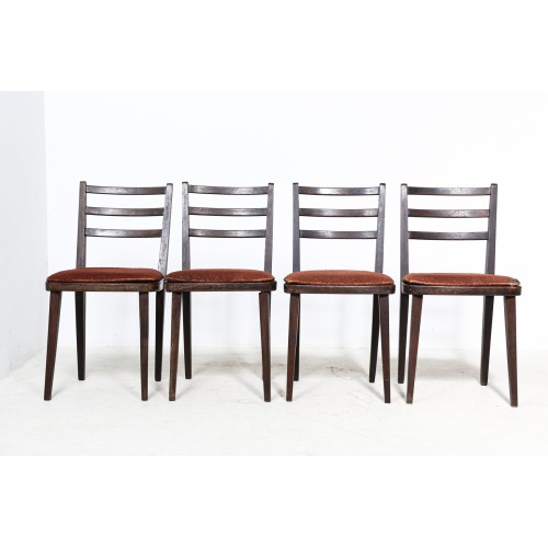4x Židle Thonet, TON, jídelní, retro