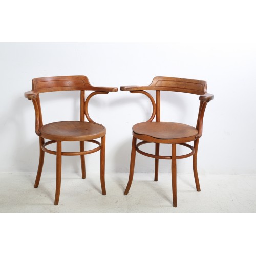 2x Židle, křeslo FISCHEL, retro, vintage