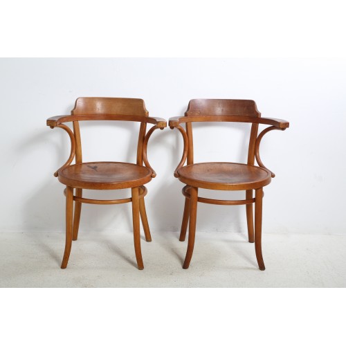 2x Židle TON, Thonet, křeslo, vintage, funkcionalismus