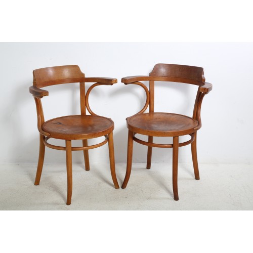 2x Židle TON, Thonet, křeslo, vintage, funkcionalismus