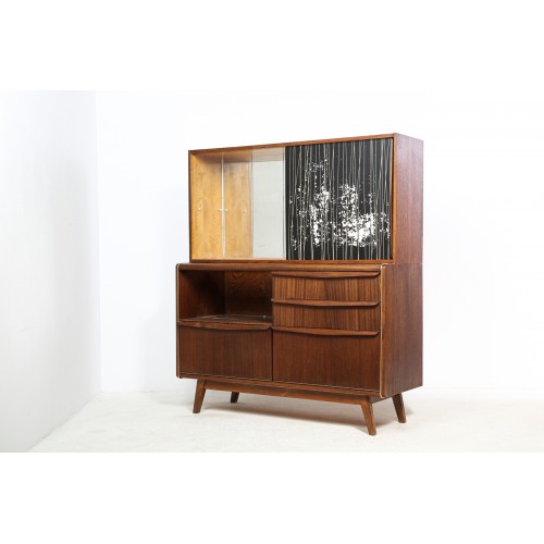Komoda, vitrína, retro, vintage, socialismus