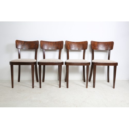 4x Židle THONET, TON, retro, 60. léta